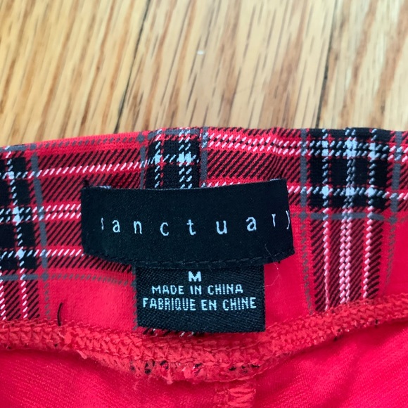 Anthropologie Sanctuary Plaid Runway Leggings - Picture 8 of 8